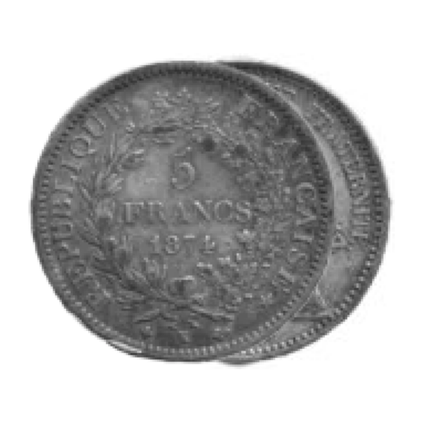5 Francs Hercule en Argent (Ecu)