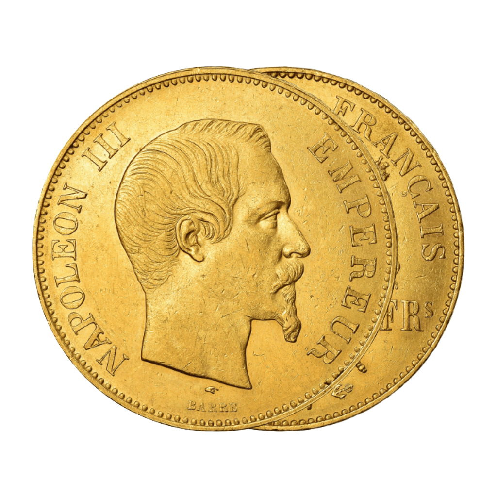 Pièce 100 Francs Or Napoléon III Tête Nue