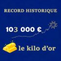 nouveau record cours or
